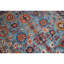 High-Quality Hand-Knotted Light Blue And Navy Area Rug