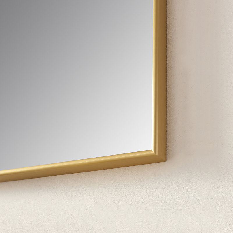 Miroir de salle de bain Viella, Or brossé