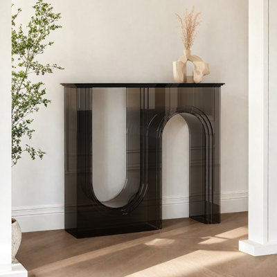 Luxury-lite acrylic minimalist console table