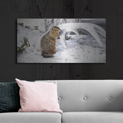 Art mural en métal «Sic Sic and Moose Antler» par Ron Parker