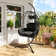 Hanging Egg Chair With Stand Indoor Outdoor Pe Wicker Swing Hammock Chair With Washable Cushion For Patio Bedroom Balcony Garden