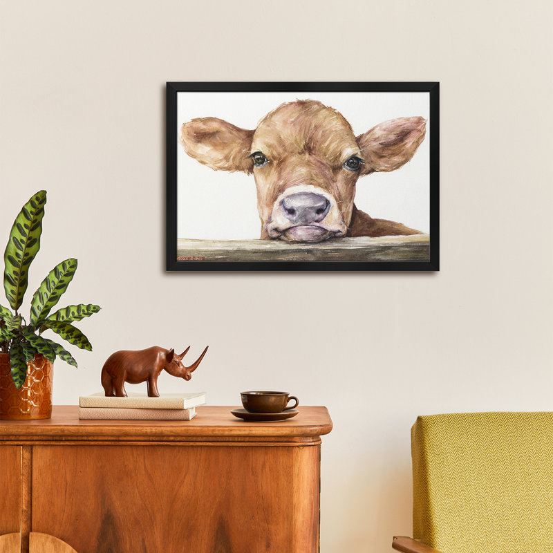 «Calf Premium», affiche encadrée par George Dyachenko, H 16 po x l 24 po