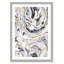 Villance «Marble Swirl», reproduction de peinture acrylique encadrée