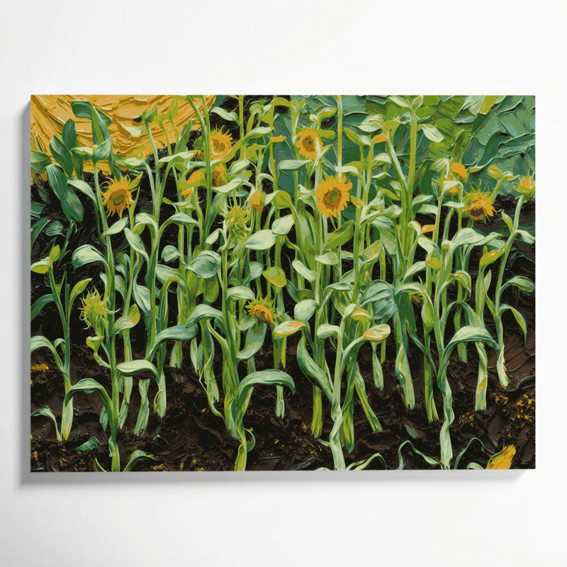 Art mural sur toile brun, H 20 po x l 30 po