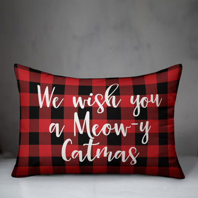 Plaid Throw Pillow