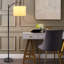 Lampe sur pied arquée 60 po Rhena