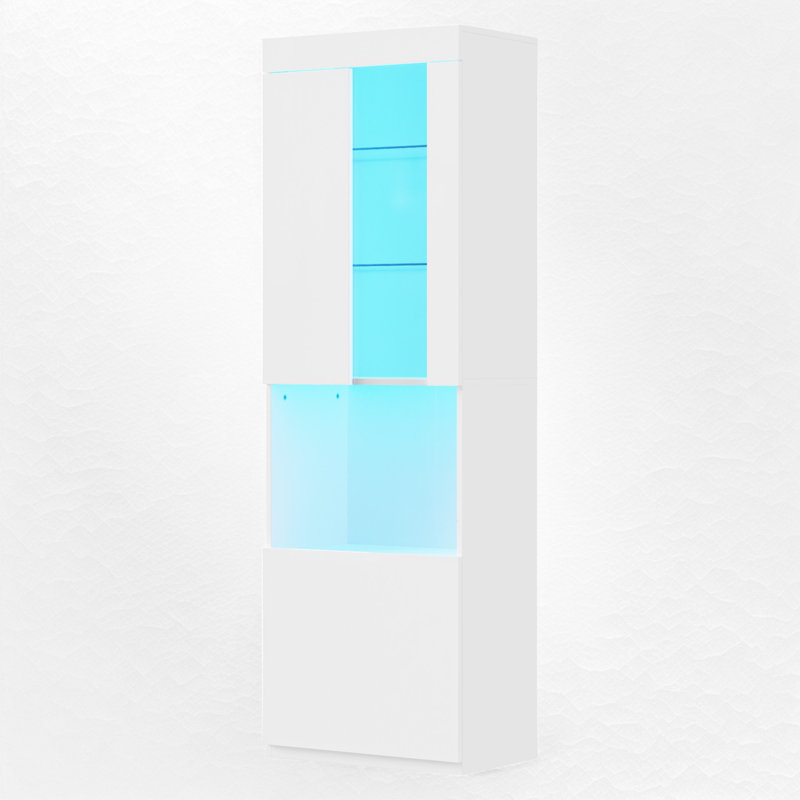 Gwinevere 66.9" Kitchen Pantry Storage Cabinet, White