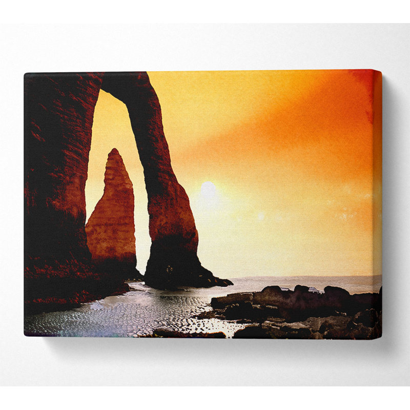 Architectural Ocean - Print, 35.6cm H x 50.8cm W x 10cm D