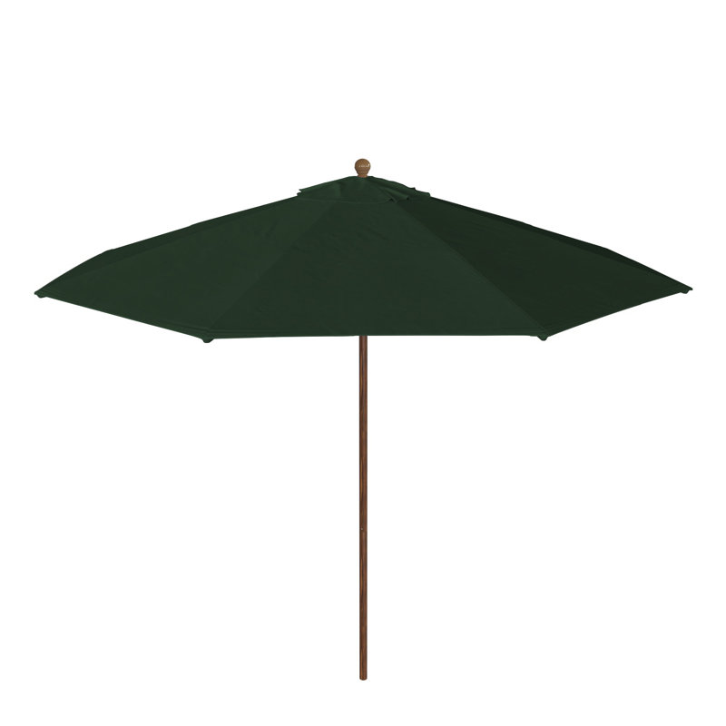 Parasol de patio en bois 11 pi, Vert