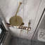 Round 3 Functions Wall Mount Dual Shower Head Complete Shower System with Rough-in Valve-58146946