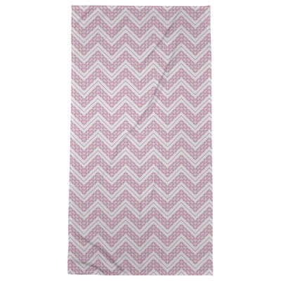 Serviette de bain à chevrons à la main classic Stephenie