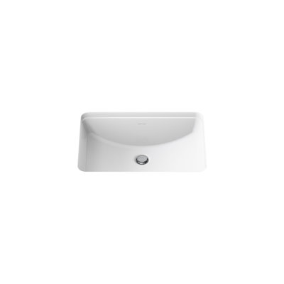 Ladena Vitreous China Rectangular Undermount Bathroom Sink