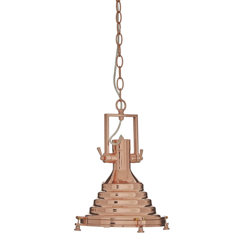Addison 1 - Light Copper Cone Pendant