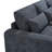 Large L-Shape Feather Filled Sectional Sofa For Living Room