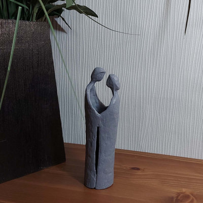 Faith COUPLE CONTEMPORARY STYLE Iron Figurine 16cm