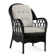 Chaise avec accoudoirs rembourrée Everglade
