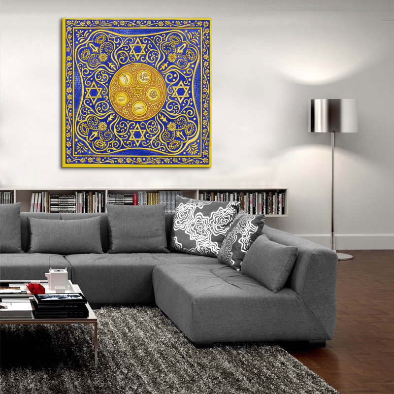 Art mural en verre Astoria Grand, H 36 po x l 36 po x P 0,2 po