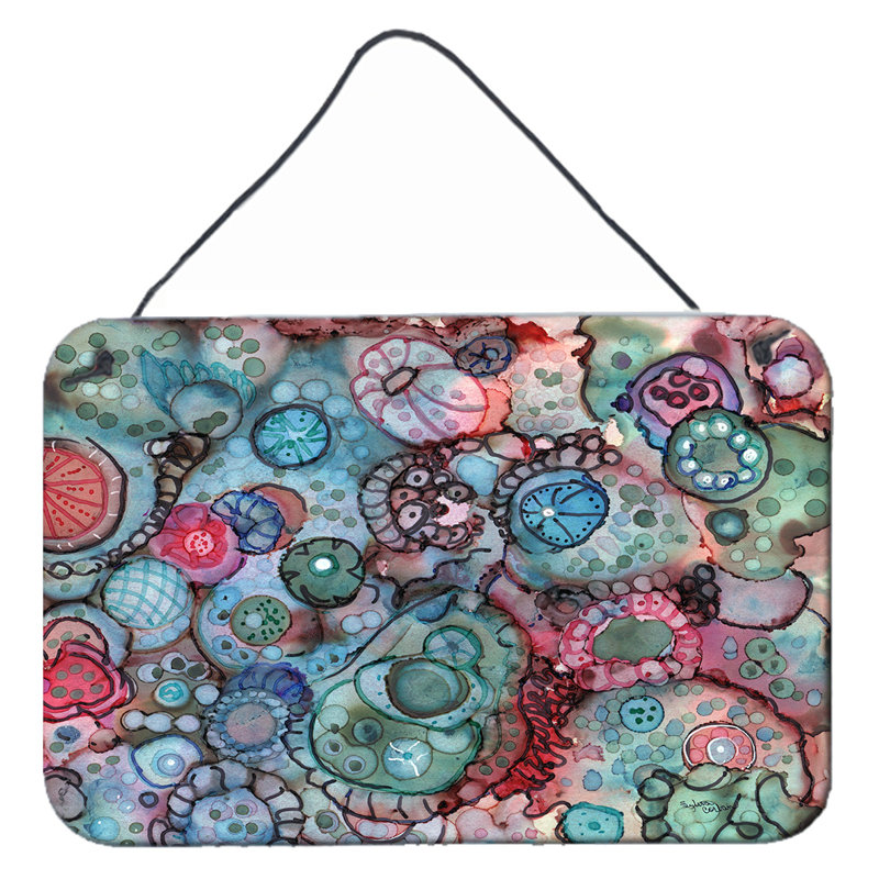 Modern Plants & Flowers Wall Decor on Metal