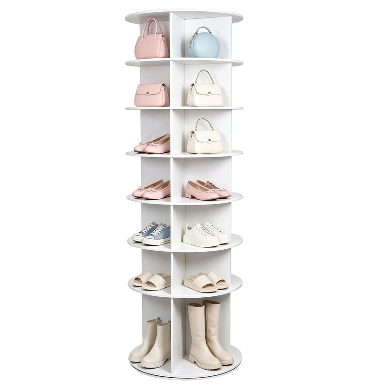 7 Tier Rotating Shoe Rack Tower