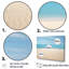 Ensemble de salon Coastal Hush Dreaming Beach Sand - Coastal Wall Art-107734151-107734156