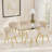 Glass Top Dining Set-772506262-791176374-791176369