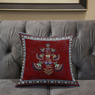 Housse de coussin en polyester pour l'intérieur et l'extérieur