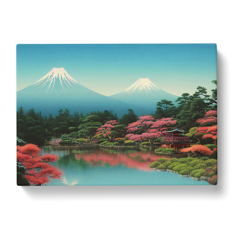 Traditional Japanese Mountains Vol.1 - Wrapped Canvas, 35cm H x 50cm W x 3cm D