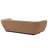 Ulka 96'' Modern Chenille Upholstered Round Arm Pine Wood Sofa in Light Brown-1159407250