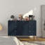 Commode 6 tiroirs, motif nid d'abeille, placage de bois pour la chambre à coucher - Standard