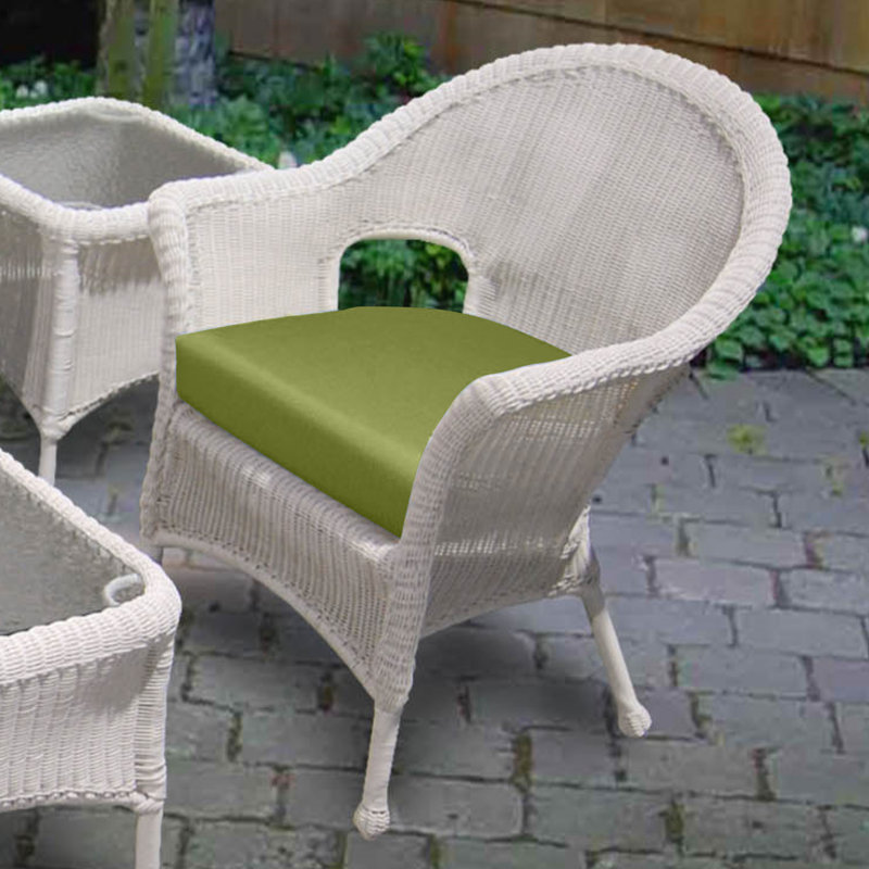 Coussin de remplacement pour coussin de chaise Sunbrella® - L 18 po x l 18 po x P 2,5 po, Spectre Sunbrella® coriandre