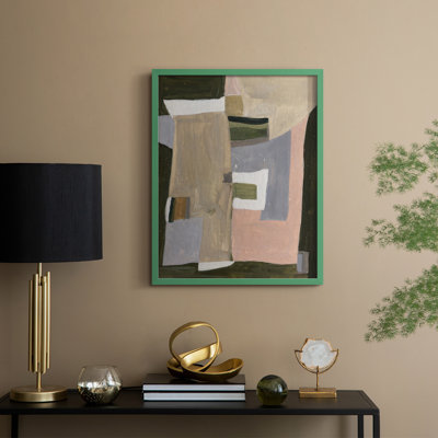 Green Forest II Framed Print - Solid Wood