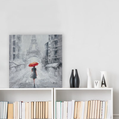 «Fanord Lonely Stroll In Paris» sur toile