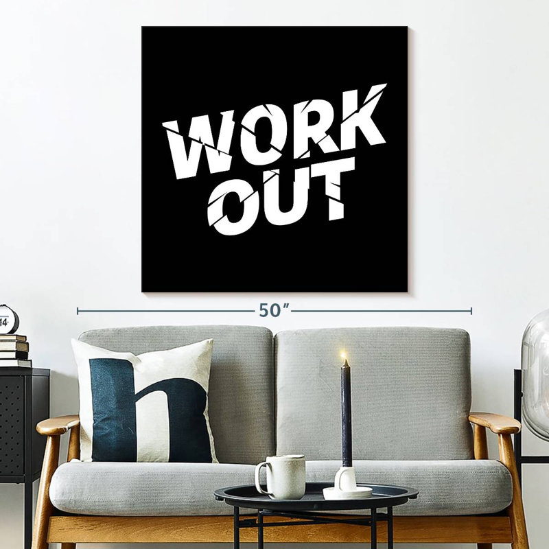 Entraînement typographique, H 33 po x l 33 po