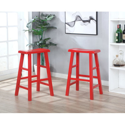 Eliana  Heavy-Duty Solid Wood Bar Stool/Counter Stool