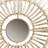 Round Fiber And Mirror 3-Piece Wall Decor Set