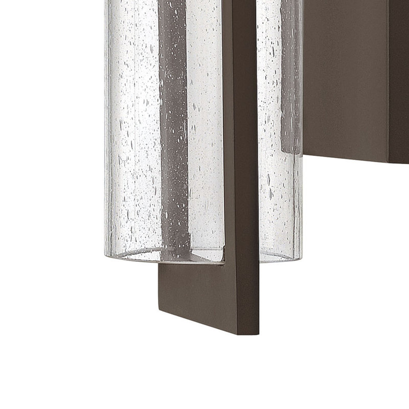Shelter 1-Light Outdoor Sconce, 20" H x 6.25" W, Hematite, MED