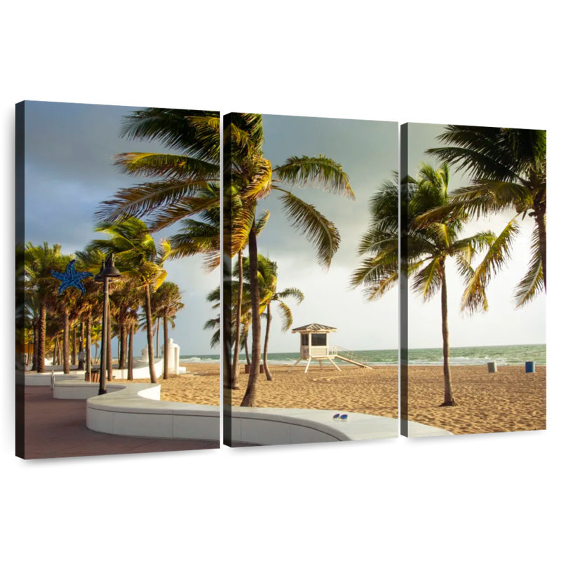 Gillard Fort Lauderdale Florida Beach, 20" H x 33" W