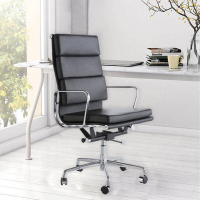 Chaise de bureau Paco à haut dossier