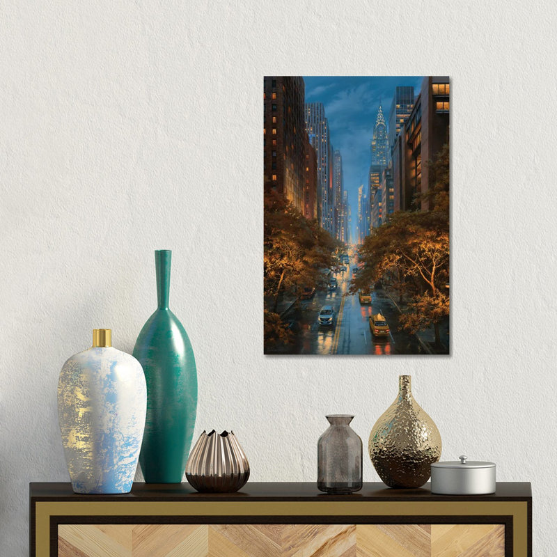 Automne Aura - Giclée sur toile tendue avec châssis, H 18 po x l 12 po