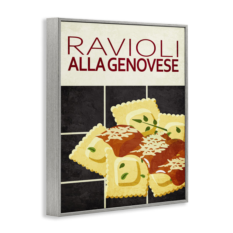 Estampe numérique Ravioli, conçue par Kim Allen, H 30 po x l 24 po, Estampe numérique Farmhouse