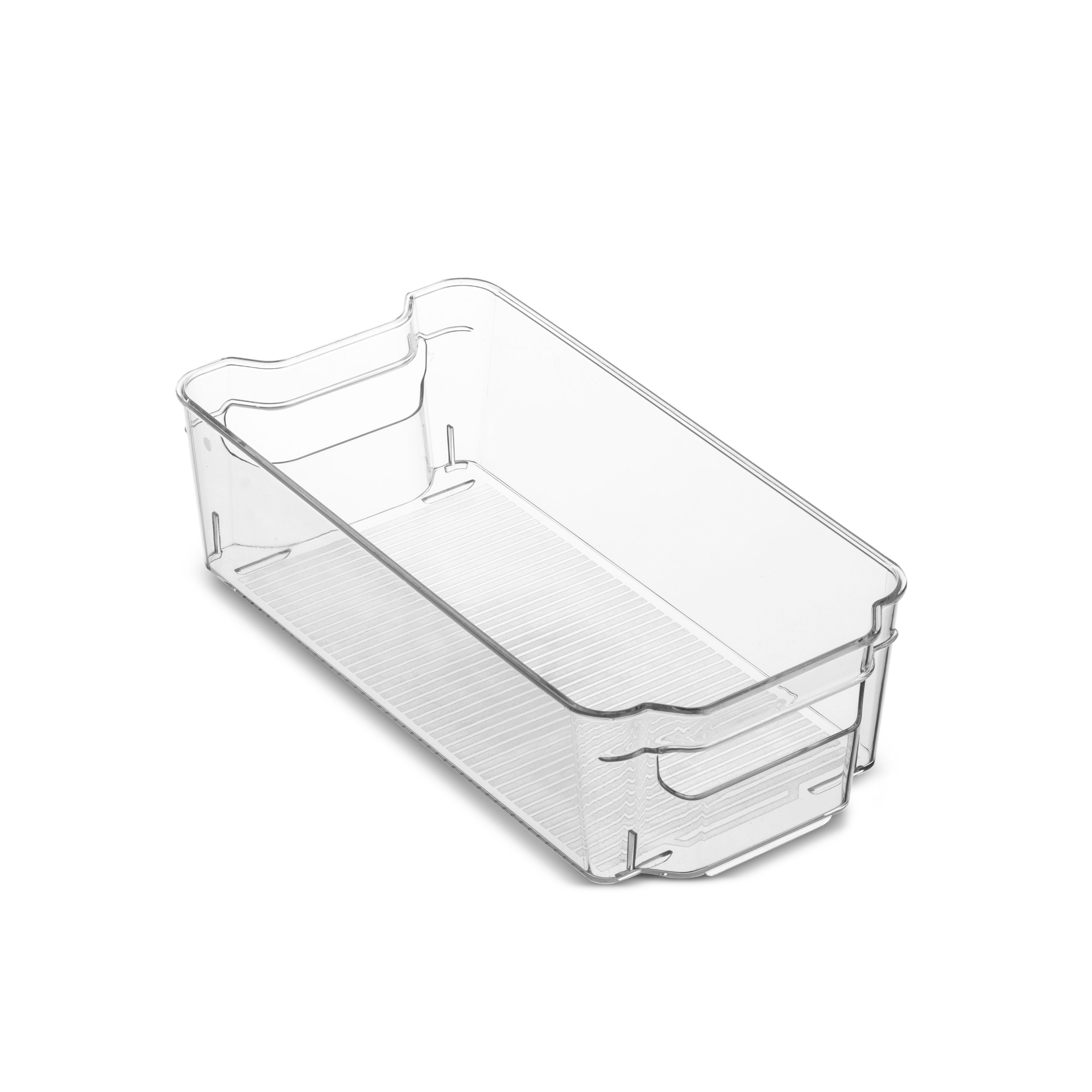 Refrigerator Organizer Bins Stackable,GRABADO 5 Pack Plastic