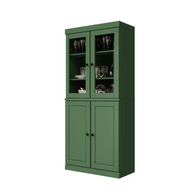 Armoire garde-manger 100% bois massif Kaniesha Palace Imports