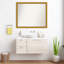 Townhouse Gold Non-Beveled Bathroom Wall Mirror-1016737290