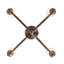 Lustre 4 lumières Revival Oyster Bay-388527511
