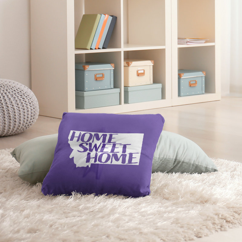 Coussin de sol touffeté home, 26 po x 26 po, Mauve, Montana