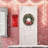 Locking Mailbox Wall Mount Key Drop Mailbox for Outside, Donation Box for Cash Hanging Secure Postbox with 2 Keys (Red)