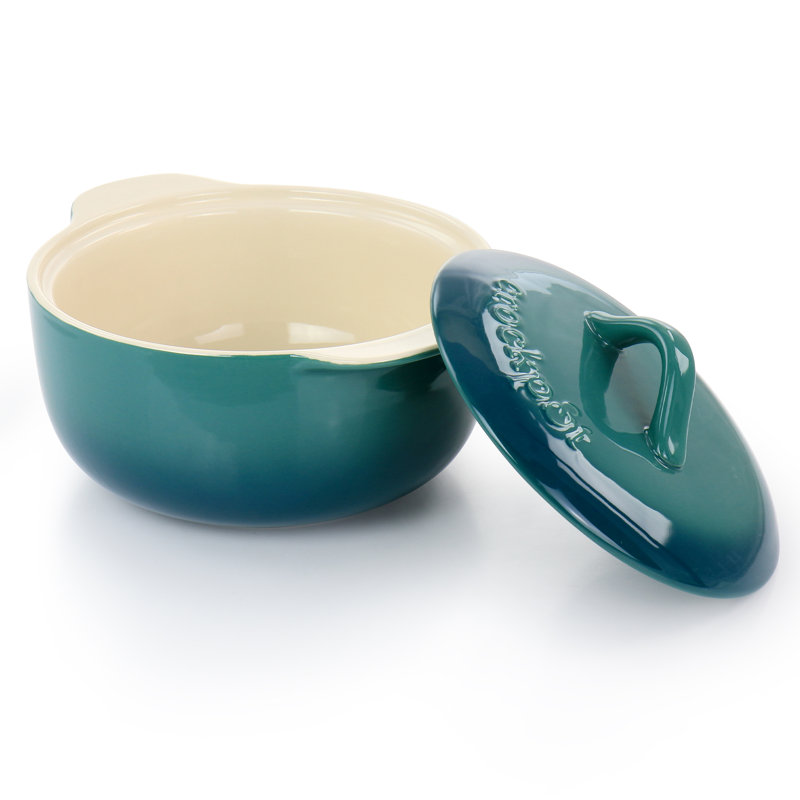 Casserole en grès de 2,3 pintes avec couvercle Crock Pot Artisan
