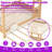 (Queen Over Queen\Full over Full)Pine Wood Kids Bunk Bed With Trundle, Bookshelf-1279879643-1279879621