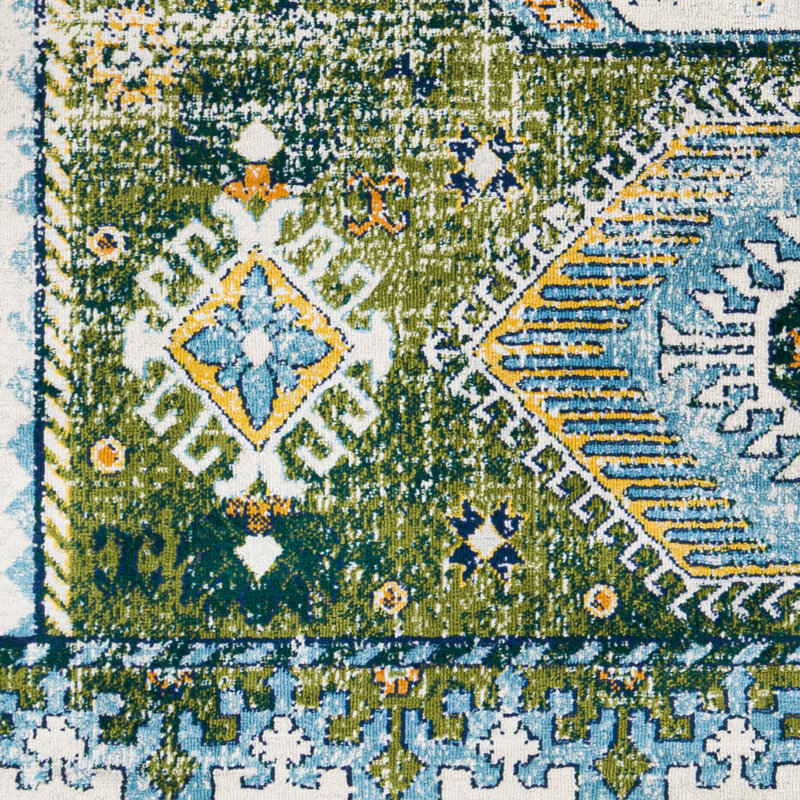 Fleeman Oriental Indoor Rug, Rectangle 5'3" x 7'1"