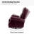 Hayliee Kelly Clarkson Home Waxed Leather Swivel Glider and Rocker Recliner (Set of 2)-101319316